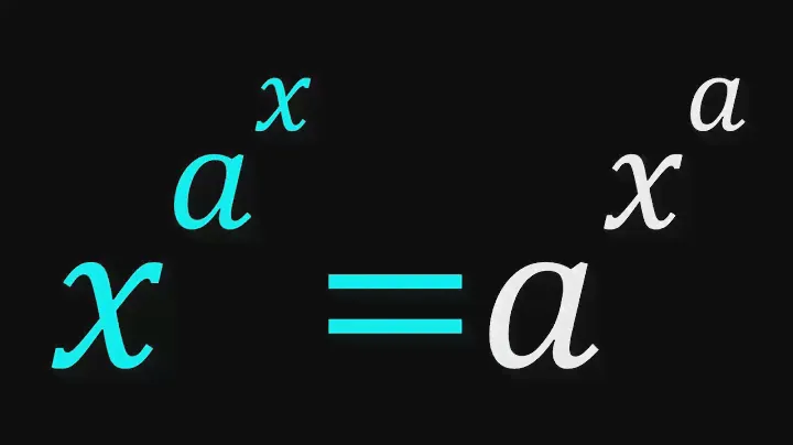 A Beautiful Equation from 101 Problems in Algebra