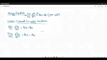 L2:Two Cases of Swing Equation(coherent and non coherent)