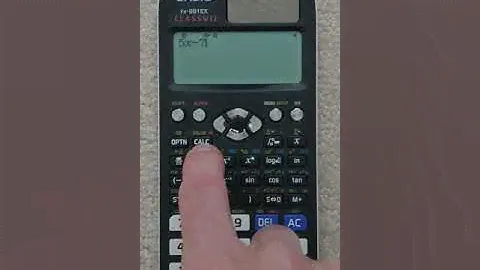 CASIO fx-991EX - Using SOLVE to solve an equation for x