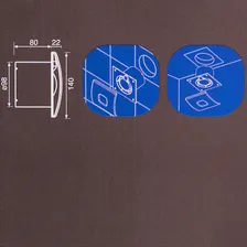 Вентилятор вытяжной Вентилятор Equation D100 мм 15 Вт