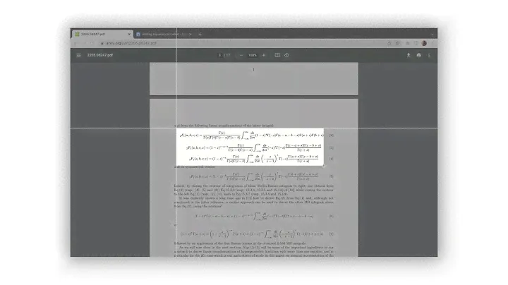 How to convert equation to LaTeX on desktop and tablet