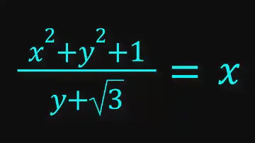 Solving An Equation for Real Solutions