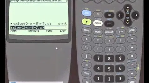 Lesson 10 - Using The Algebraic Equation Solver